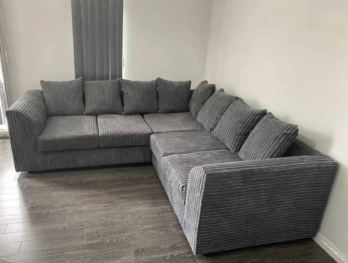 Seater grey jumbo cord - grey,