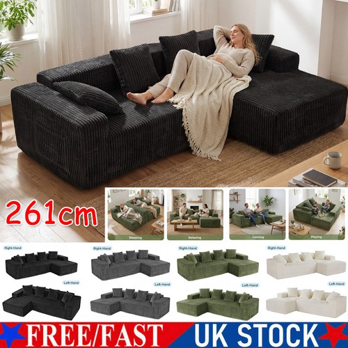 Shaped corner sofa - l-shaped, with