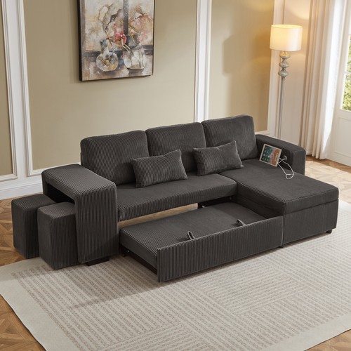 Corner sofa bed - bed, l