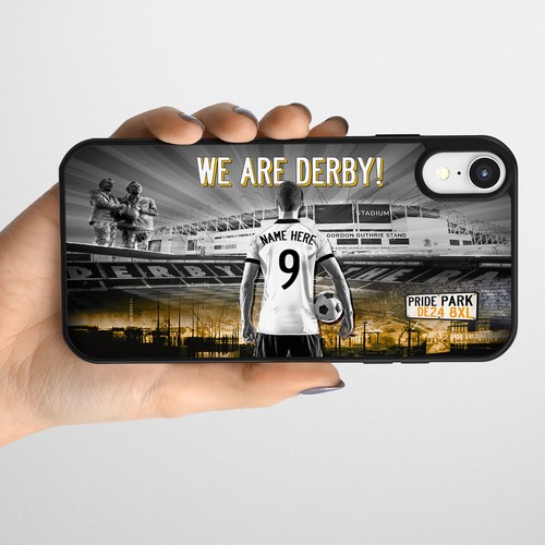 Personalised derby iphone case - personalised,
