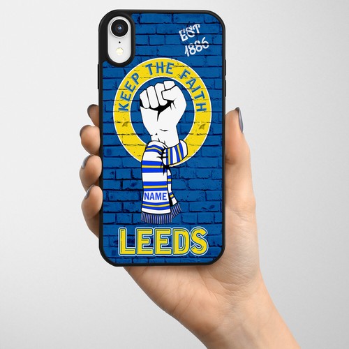 Personalised leeds iphone case - leeds,